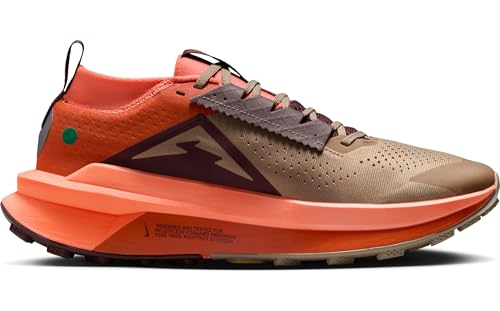 Nike Zegama 2 Men's Trail Running Shoes (HQ3768-200, Khaki/Hyper Crimson/Burgundy Crush/White) Size 6 - alternate view 10