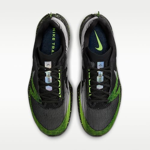 Nike Kiger 10 Trail Running Shoes (Black/Volt Ice/Tattoo/Phantom) Size - alternate view 4