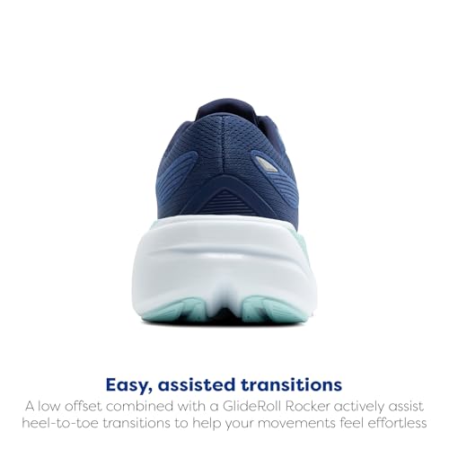Brooks Women’s Ghost Max 3 Neutral Running & Walking Shoe - Navy/Peacoat/Clearwater - 8 Medium