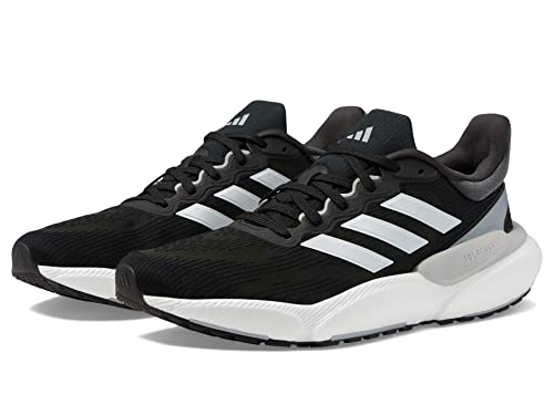 adidas Womens Solarboost 5 Black/White/Grey 10