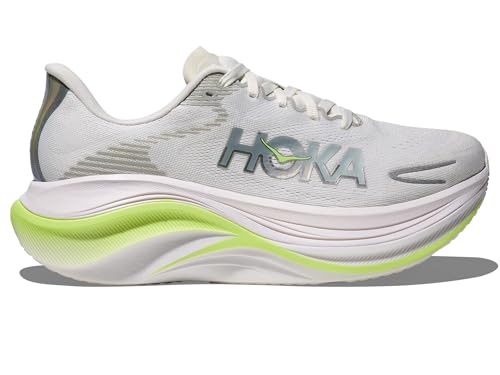 Hoka Women's Skyward X 2 Sneaker, White/Neon Yuzu, 9 - alternate view 4
