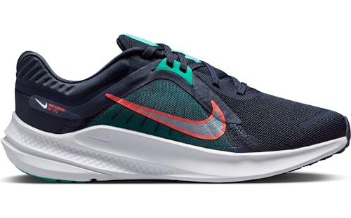 Nike WMNS Quest 5, Low Women, Obsidian White Clear Jade Spicy Red, 6.5 AU