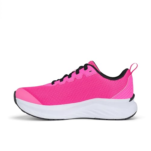 Saucony Cadence (Little Big Kid) Sneaker, Fuchsia, 4 Wide US Unisex