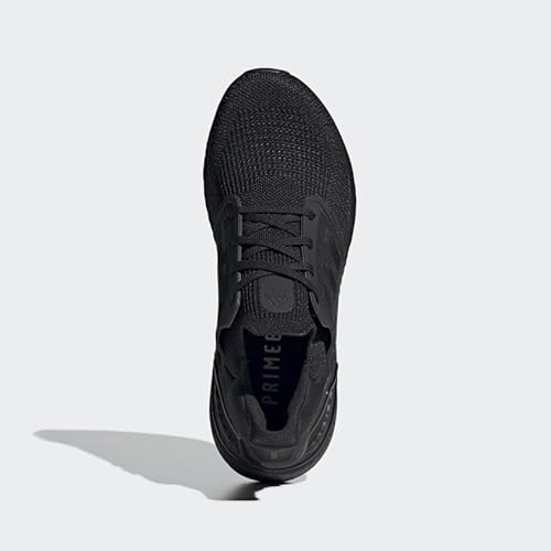 adidas Men's Ultraboost 20 Running Shoe, Black/Black/Solar Red, 7 M US