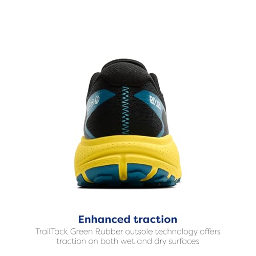 Brooks Men’s Divide 5 Trail Running Shoe - Black/Celestial/Quince - 10 Medium
