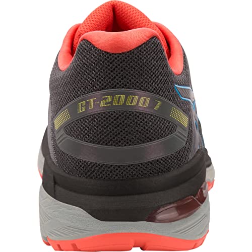 ASICS Men's GT-2000 7 Trail Running Shoes, 9.5, Dark Grey/Black