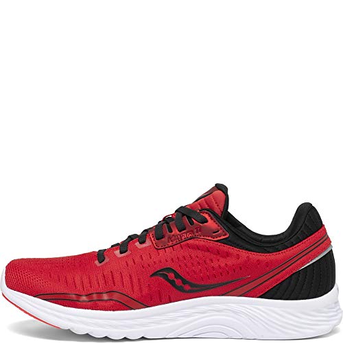 Saucony Men's S20551-30 Kinvara 11 Running Shoe, Red | Black - 12 M US