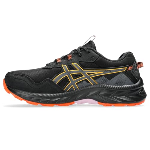 ASICS Women's Gel-Venture 10 Waterproof Trail Running Shoes, 5, Black/Carrier Grey