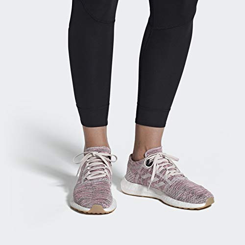 Adidas Performance Women's Pureboost Go Athletic Shoe, Orchid Tint/White/raw White, 9.5 M US