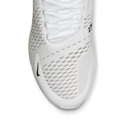 Nike Men's Air Max 270 Shoes, White/Black-White, 12