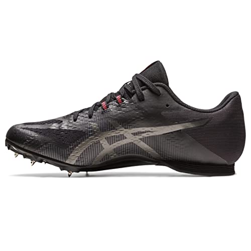 ASICS Unisex Hyper MD 8 Track & Field Shoes, 5M / 6.5W, Black/Gunmetal