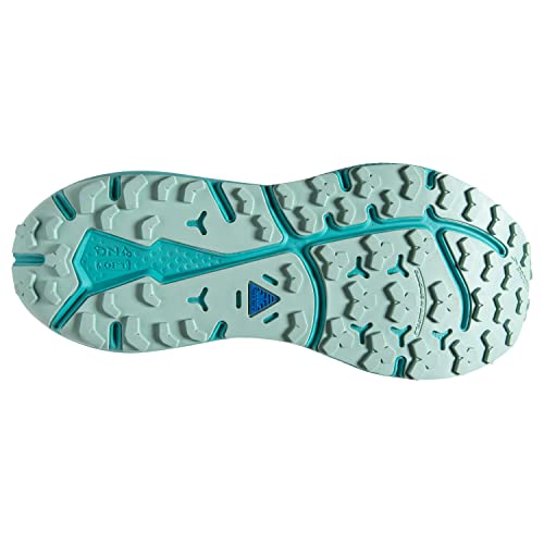 Brooks Women’s Divide 3 Trail Running Shoe - Pearl/Blue Coral/Pink - 8.5 Medium