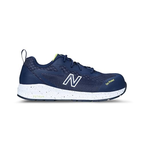 Men's New Balance Logic Composite Toe Industrial Work Shoes in Navy/Lime product image
