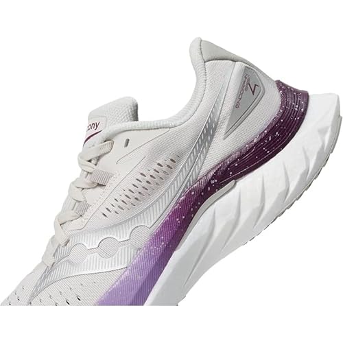 Saucony Women's Endorphin Speed 4 Sneaker, Moon/Plum, 10