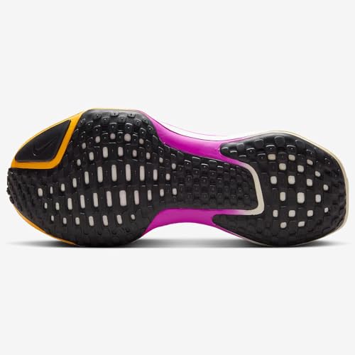 Nike Invincible 3 Women's Road Running Shoes (DR2660-006, Black/Laser Orange/Coconut Milk/Hyper Violet) Size 8