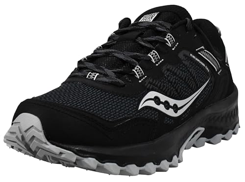Saucony Men's Versafoam Excursion TR13 Trail Running Shoe, BLACK, 10 M US
