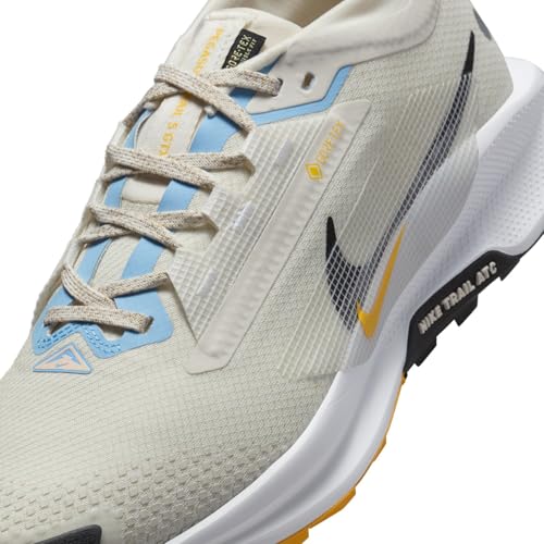 Nike Pegasus Trail 5 Gore-Tex Women's Waterproof Trail Running Shoe FQ0912, Phantom Black White University Gold, 39 EU