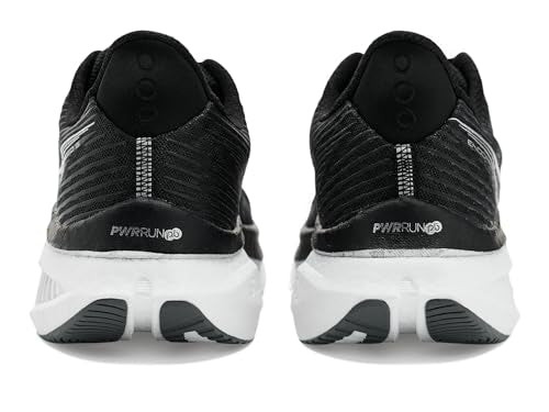 Saucony Women's Endorphin Speed 5 Sneaker, Black/White, 8