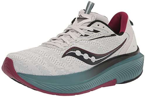 Saucony mens Echelon 9 Sneaker, Fog/Moss, 7.5 US