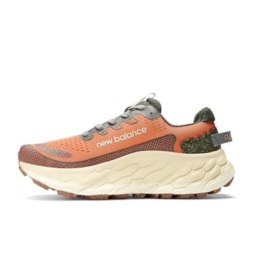 New Balance Men's Fresh Foam X More Trail V3 Running Shoe, Cayenne/Kombu, 9