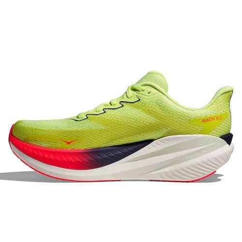 Hoka Men's Mach X 3 Neon Yuzu/Squid Ink 11 Medium