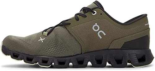 On Men's Cloud X 3, Olive/Reseda, Green, 7 Medium US