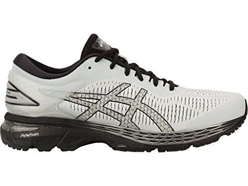 ASICS Gel-Kayano 25 Men's Running Shoe, Glacier Grey/Black, 10 2E US