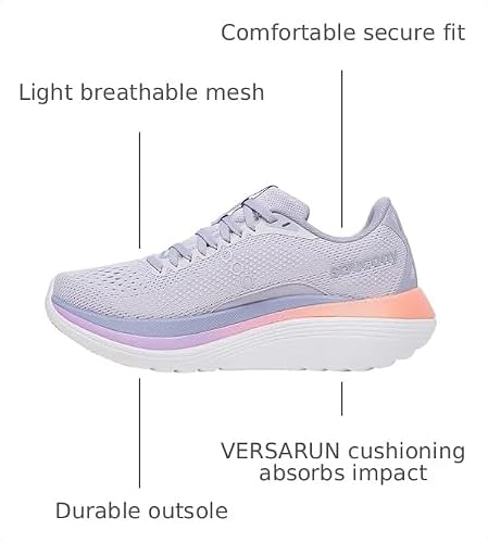 Saucony Women's Endorphin Trainer Sneaker, Aster/Marine, 9.5