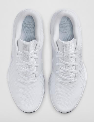 Nike Men's Run Defy Road Running Shoes, White/Pure Platinum-Black, 9