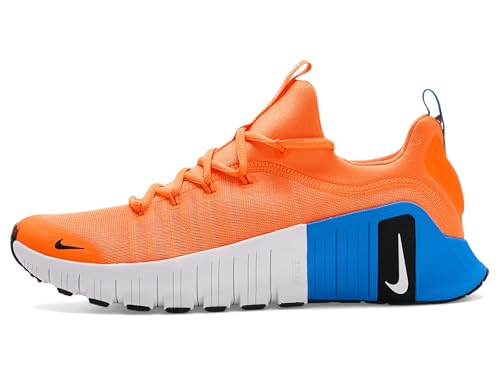 Nike Mens Free Metcon 6, Total Orange/White/Photo Blue/Black 10.5 Medium