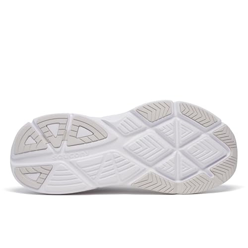 Saucony Women's Guide Metro Le Sneaker, White, 5.5 Wide