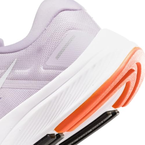 Nike Women's Structure 24 Road Running Shoes, Doll/White-Lilac-Rush Orange, 8.5 M US