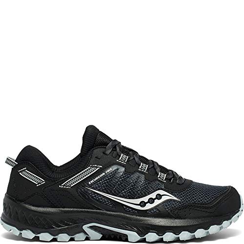 Saucony Men's Versafoam Excursion TR13 Trail Running Shoe, BLACK, 10 M US