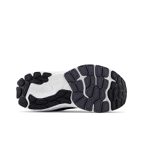New Balance Kid's Fresh Foam X 860 V13 Running Shoe, Black/White/Magnet, 2 Medium US