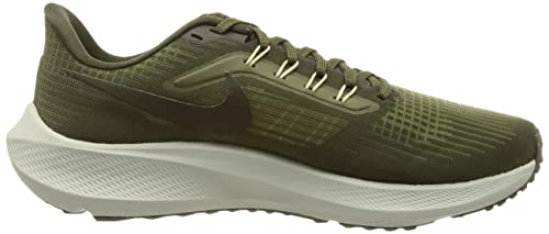 Nike Men's Air Zoom Pegasus Sneaker, Cargo Khaki Sequoia Pilgrim Honeydew, 10.5 US
