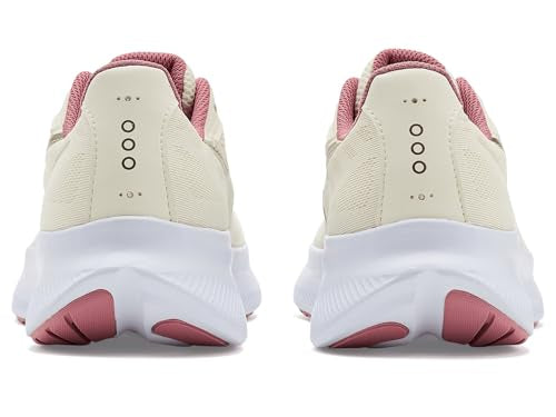 Saucony Women's Cohesion 18 Sneaker, Vanilla/Mauve, 9