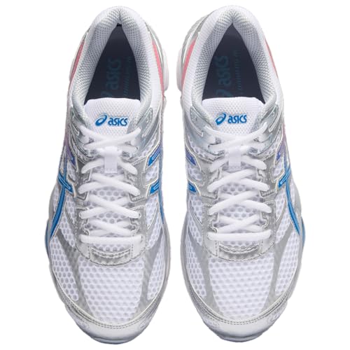 ASICS Gel-Cumulus 16 - Men's Casual Running Shoes (White/Pure Silver/Blue) Size 9