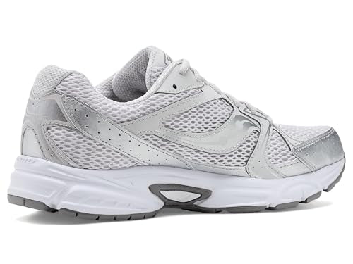 Saucony Unisex Ride Millennium Sneaker, Grey/Silver, 14