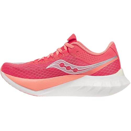 Saucony Women's Endorphin Pro 4 Sneaker, Coral, 8