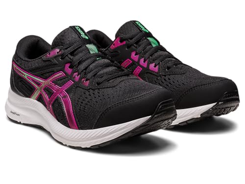 ASICS Women's Gel-Contend 8 Running Shoes, 11, Black/Pink Rave