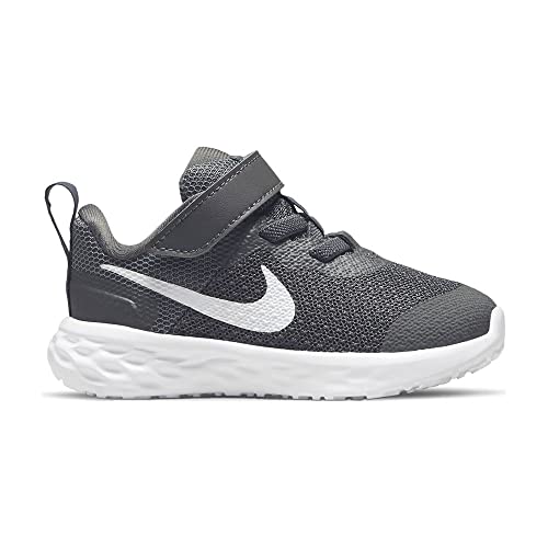 Nike Revolution 6 Nn (GS), Unisex Children's Gymnastics Shoes, Iron Grey White Smoke Grey, 4 US