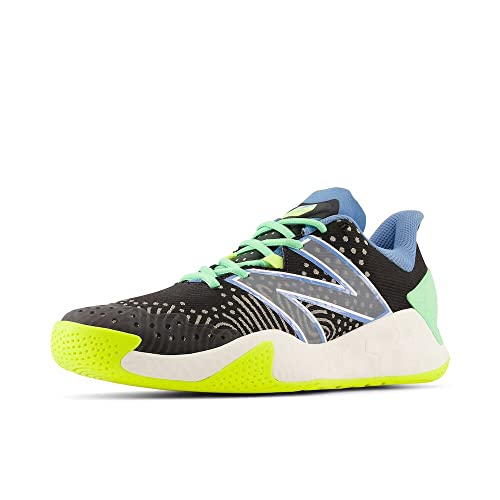 Men's New Balance Fresh Foam X Lav v2 Hard Court Tennis Shoe in Black/Heritage Blue product image