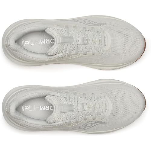 Saucony Men's Echelon 10 Sneaker, Birch/Gum, 10.5 Wide