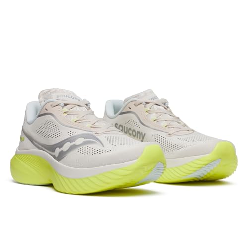 Saucony Women's Kinvara 15 Sneaker, Moon/Sunny, 9