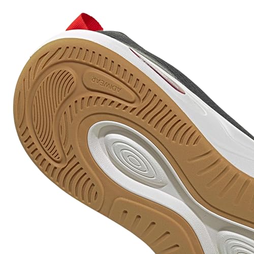 adidas Men's Cloudfoam Cuxxion - Lounge, Carbon/Better Scarlet/White, 9