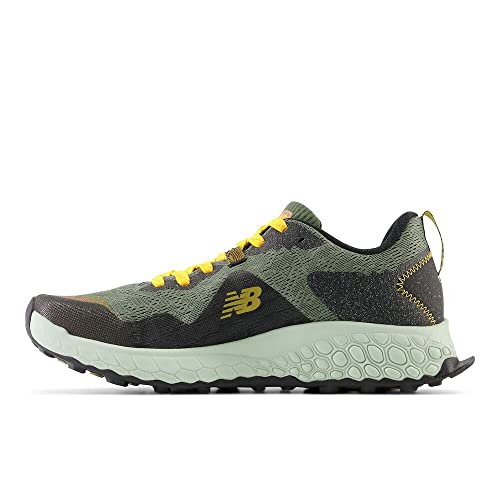New Balance Men's Fresh Foam X Hierro V7 Trail Running Shoe, Deep Olive Green/Black, 8.5 W
