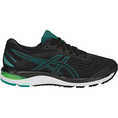 ASICS Men's Gel-Cumulus 20 Running Shoes, 10.5, Black/Beryl Green