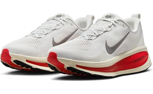 Men's Vomero 18 (001 - Platinum Tint/Metallic Pewter-Siren Red)
