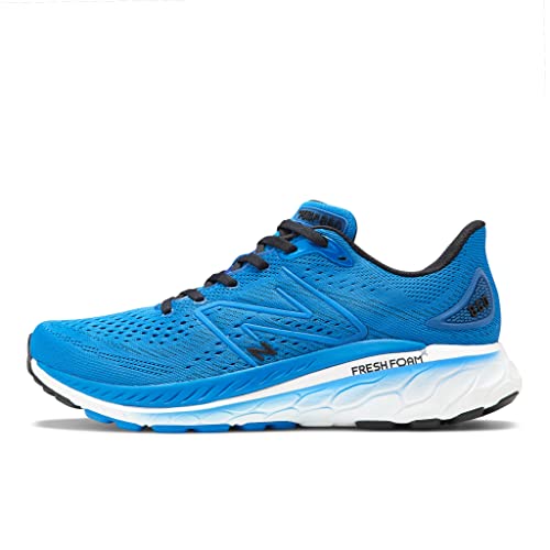 New Balance Men's Fresh Foam 860 V13 Running Shoe, Cobalt/Black, 8.5 Medium