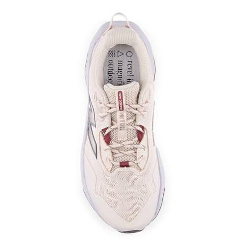 Women's New Balance DynaSoft Nitrel v6 Trail Shoes in Bisque/Pearl Grey/Washed Burgundy alternate view 4
